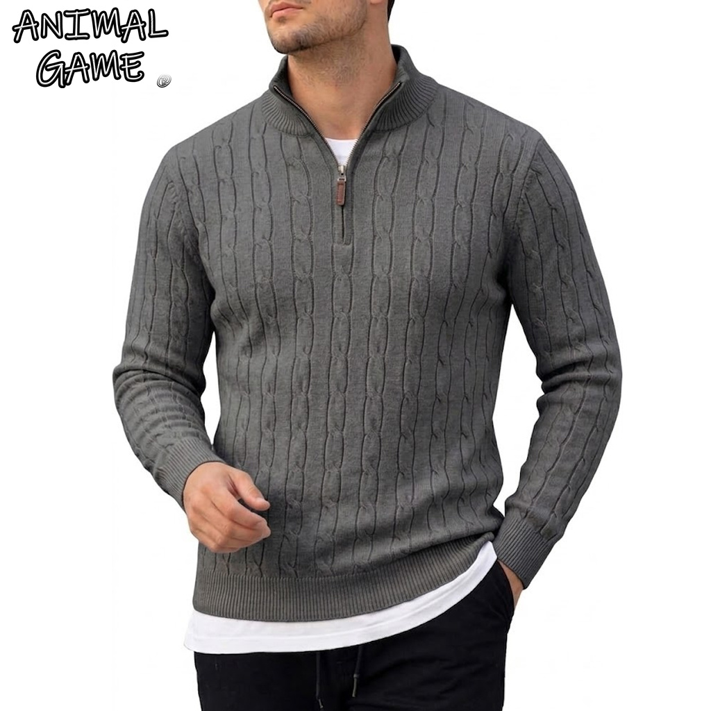 Thermal Long John - Maglione Polo da Uomo a Maniche