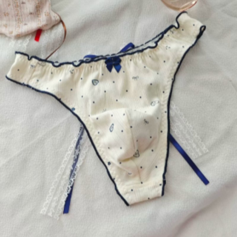 Boxer Brief Pack Cotton - Nuovo Slip Giapponese Floreale con Fiocco,